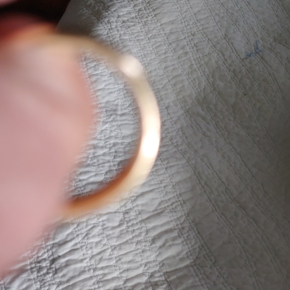 Vintage 14K yellow gold wedding band - Picture 12 of 12